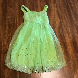 Rare Editions kids size 8 green dress